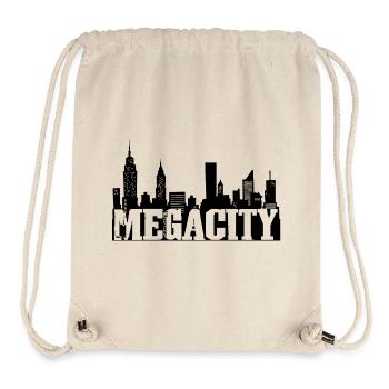 Schwarze Riesenstadt - Stanley/Stella recycelter Gym Bag - Naturweiß - Vorne