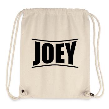 name t-shirt Joey t-shirt gift idea - Stanley/Stella Recycled Gym Bag - natural - Front