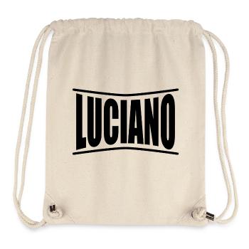 t-shirt name Luciano t-shirt gift idea - Stanley/Stella Recycled Gym Bag - natural - Front