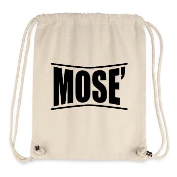 T-Shirt Mosè T-Shirt Geschenkidee - Stanley/Stella recycelter Gym Bag - Naturweiß - Vorne