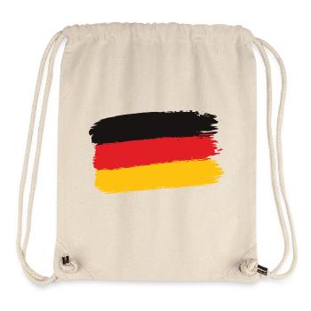 Germany Flag Brushstroke - Stanley/Stella Recycled Gym Bag - natural - Front