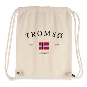 Tromsø Norwegen – Urlaub Souvenir & Geschenk - Stanley/Stella recycelter Gym Bag - Naturweiß - Vorne