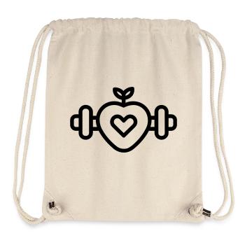 Gesunder Lebensstil - Stanley/Stella recycelter Gym Bag - Naturweiß - Vorne