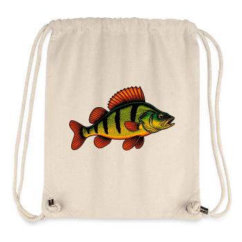 Barsch Flussbarsch Barschangeln Barsche Barsch - Stanley/Stella recycelter Gym Bag - Naturweiß - Vorne
