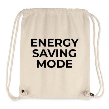 ENERGIESPARMODUS – Minimales Unisex-Sweatshirt - Stanley/Stella recycelter Gym Bag - Naturweiß - Vorne