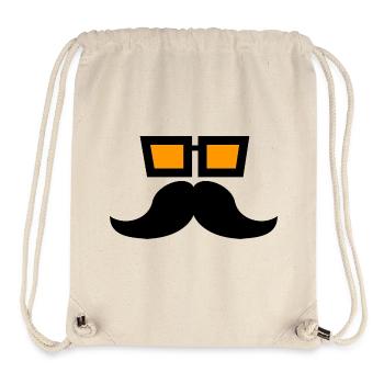 moustache - Stanley/Stella Recycled Gym Bag - natural - Front