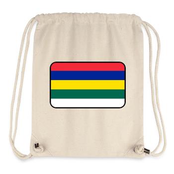 Terschelling Flag Logo – Island Wear - Stanley/Stella Recycled Gym Bag - natural - Front