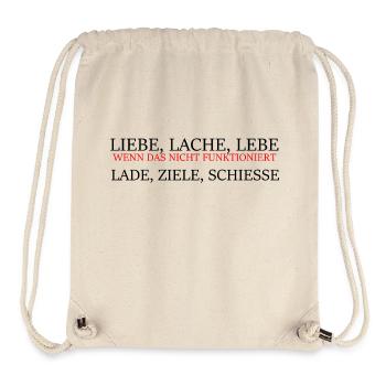 Say Love Pool Live Loading Targets Shoot - Stanley/Stella Recycled Gym Bag - natural - Front
