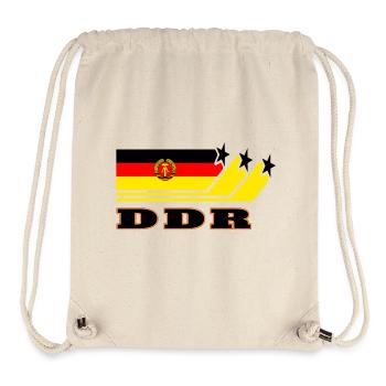 DDR Flaggen Design / Geschenk - Stanley/Stella recycelter Gym Bag - Naturweiß - Vorne