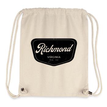 Richmond, Virginia – Vintage City Design - Stanley/Stella Recycled Gym Bag - natural - Front