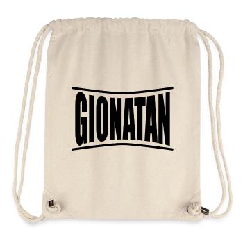 T-Shirt Gionatan T-Shirt Geschenkidee - Stanley/Stella recycelter Gym Bag - Naturweiß - Vorne