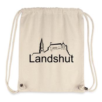 Landshut Stadt Bayern Deutschland - Stanley/Stella recycelter Gym Bag - Naturweiß - Vorne
