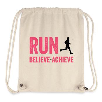Marathon - Run. Believe. Achieve. - Stanley/Stella Recycled Gym Bag - natural - Front