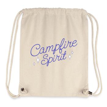 Campfire Adventure Lettering - Stanley/Stella Recycled Gym Bag - natural - Front