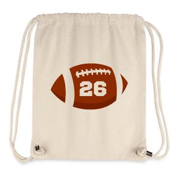 Rugby Nummer 26 - 26. Rugby-Jubiläum - Stanley/Stella recycelter Gym Bag - Naturweiß - Vorne