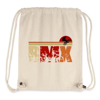 Retro BMX Design – Classic & Stylish - Stanley/Stella Recycled Gym Bag - natural - Front
