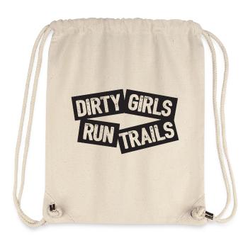 Dirty Girls laufen Trails - Stanley/Stella recycelter Gym Bag - Naturweiß - Vorne