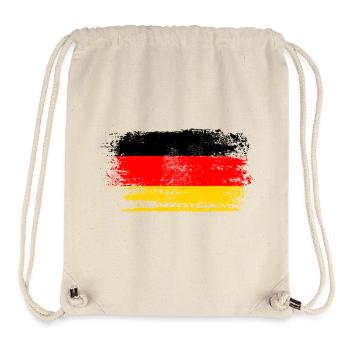 Deutschland - Adler Wappen Respekt Geschenk - Stanley/Stella recycelter Gym Bag - Naturweiß - Vorne