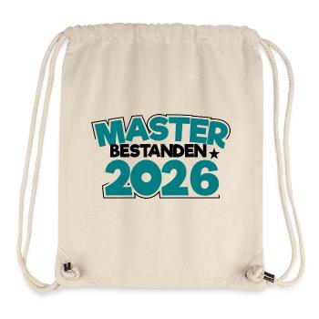 Master 2026 Abschluss Promotion Sponsion - Stanley/Stella recycelter Gym Bag - Naturweiß - Vorne