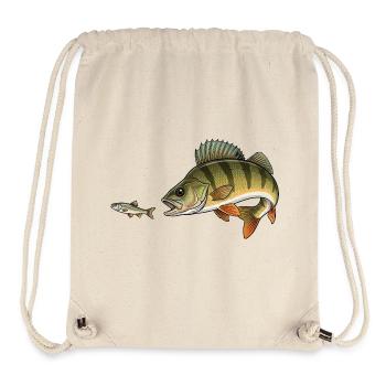 Perch hunts fish - Stanley/Stella Recycled Gym Bag - natural - Front