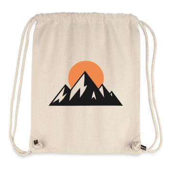 Mountains Sun Alps Panorama - Stanley/Stella Recycled Gym Bag - natural - Front