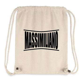 Massimiliano t-shirt t-shirt gift idea - Stanley/Stella Recycled Gym Bag - natural - Front