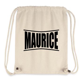 Maurice t-shirt t-shirt gift idea - Stanley/Stella Recycled Gym Bag - natural - Front