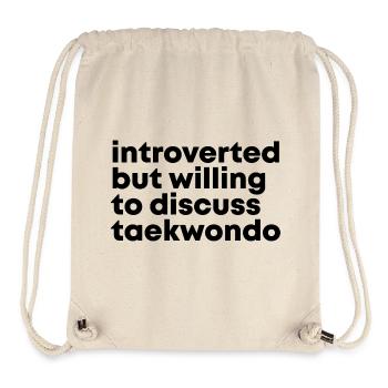Taekwondo - Stanley/Stella Recycled Gym Bag - natural - Front