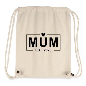 Mama Est 2025 - Stanley/Stella recycelter Gym Bag - Naturweiß - Vorne