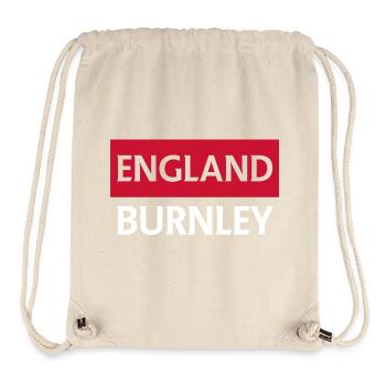 Englisch Burnley Fotografie Design - Stanley/Stella recycelter Gym Bag - Naturweiß - Vorne