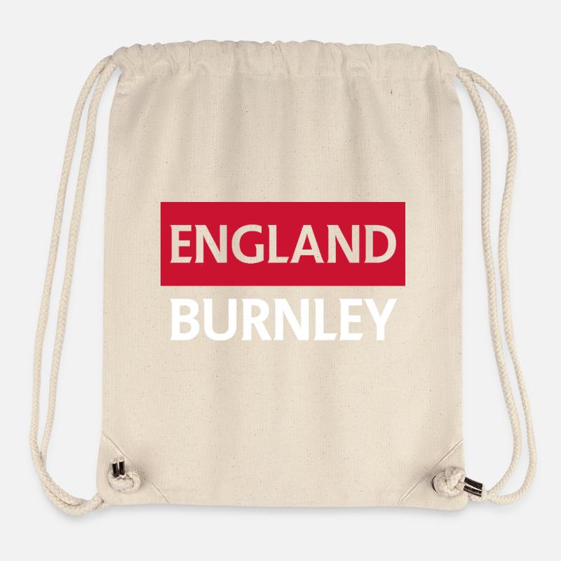 Anglais Burnley Photography Design - Sac à cordon recyclé Stanley/Stella - blanc naturel