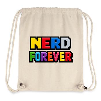 Nerd Forever – Pixel Art Retro Gaming - Stanley/Stella recycelter Gym Bag - Naturweiß - Vorne