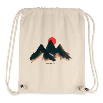 Urban Mountain - Nature Vibes par Free Art - Sac à cordon recyclé Stanley/Stella - blanc naturel - Devant