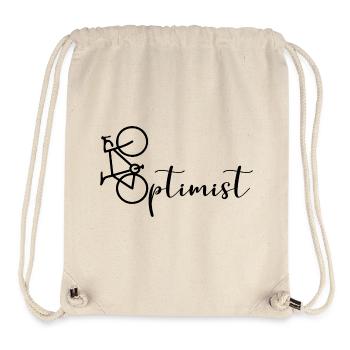 Cyclistes Optimist Cycling Bicycle - Sac à cordon recyclé Stanley/Stella - blanc naturel - Devant