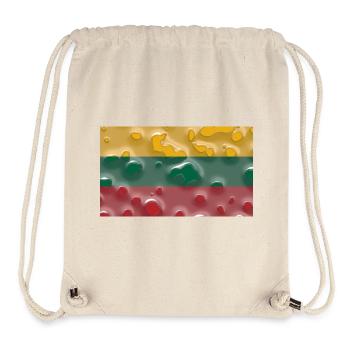 Gift for Lithuania - Stanley/Stella Recycled Gym Bag - natural - Front