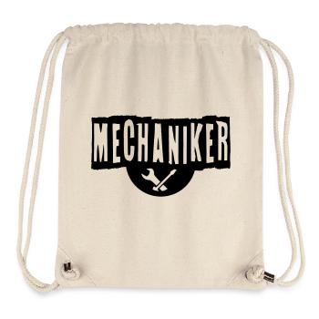 mécanicien tuner tuning custom moto auto biker - Sac à cordon recyclé Stanley/Stella - blanc naturel - Devant