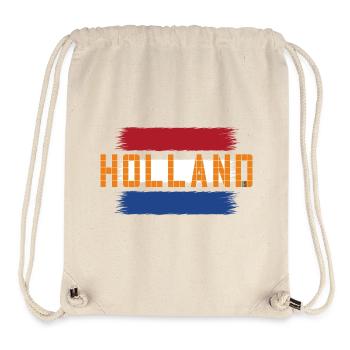 Hollande - Sac à cordon recyclé Stanley/Stella - blanc naturel - Devant