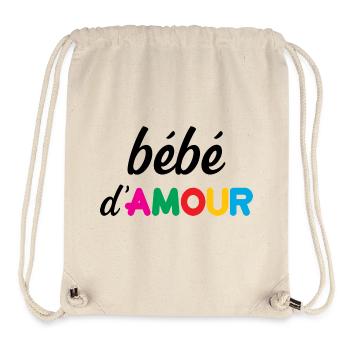 Love Baby - Stanley/Stella Recycled Gym Bag - natural - Front
