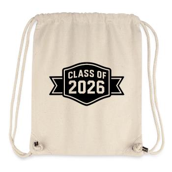Class of 2026 - Stanley/Stella recycelter Gym Bag - Naturweiß - Vorne