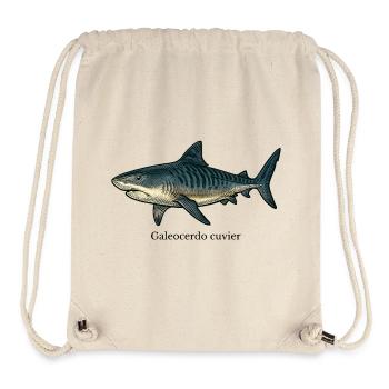 Galeocerdo cuvier tiger shark design - Stanley/Stella Recycled Gym Bag - natural - Front