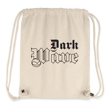 Dark Wave music Gothic Typography - Stanley/Stella Recycled Gym Bag - natural - Front