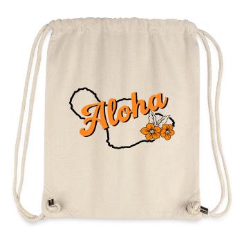 Maui Aloha, Tropical Island Shirt - Stanley/Stella Recycled Gym Bag - natural - Front