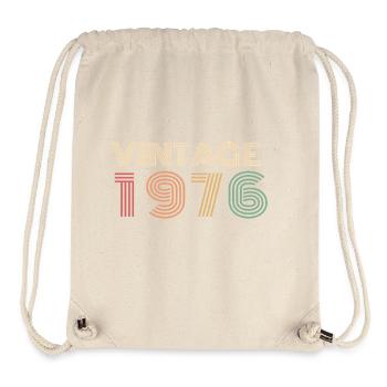 Neon Retro 60 Jahre alt, Sechziger Geburtstag 1966 - Stanley/Stella recycelter Gym Bag - Naturweiß - Vorne
