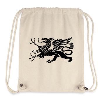 Bird Griffin of Rostock in black - Stanley/Stella Recycled Gym Bag - natural - Front