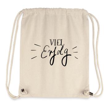 Viel Erfolg - Stanley/Stella recycelter Gym Bag - Naturweiß - Vorne