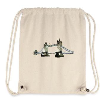 Tower Bridge - Stanley/Stella recycelter Gym Bag - Naturweiß - Vorne