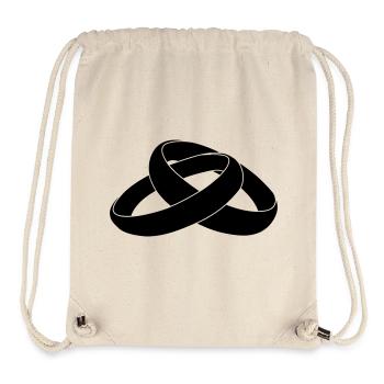 Eheringe - Stanley/Stella recycelter Gym Bag - Naturweiß - Vorne