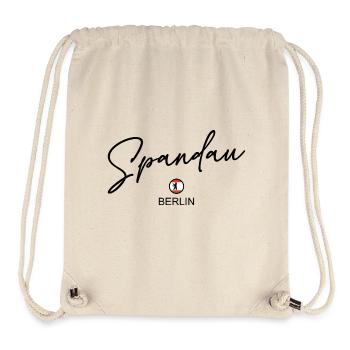 Spandau - Berlin Flagge - Berliner Bär Berlinerin - Stanley/Stella recycelter Gym Bag - Naturweiß - Vorne