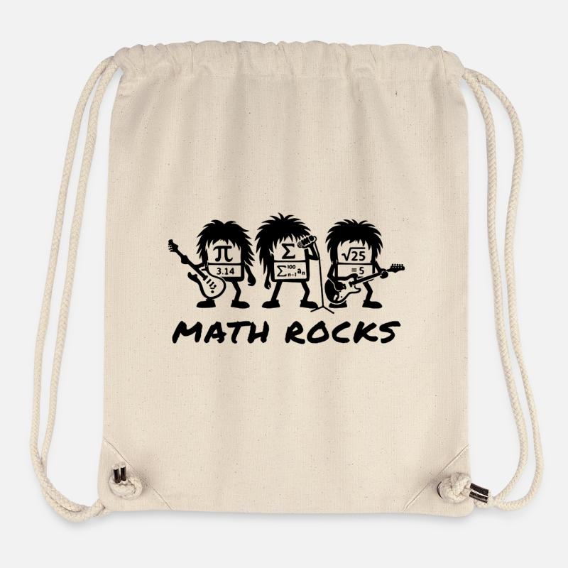 Math Rocks Formulas School Humor - Stanley/Stella Recycled Gym Bag - natural