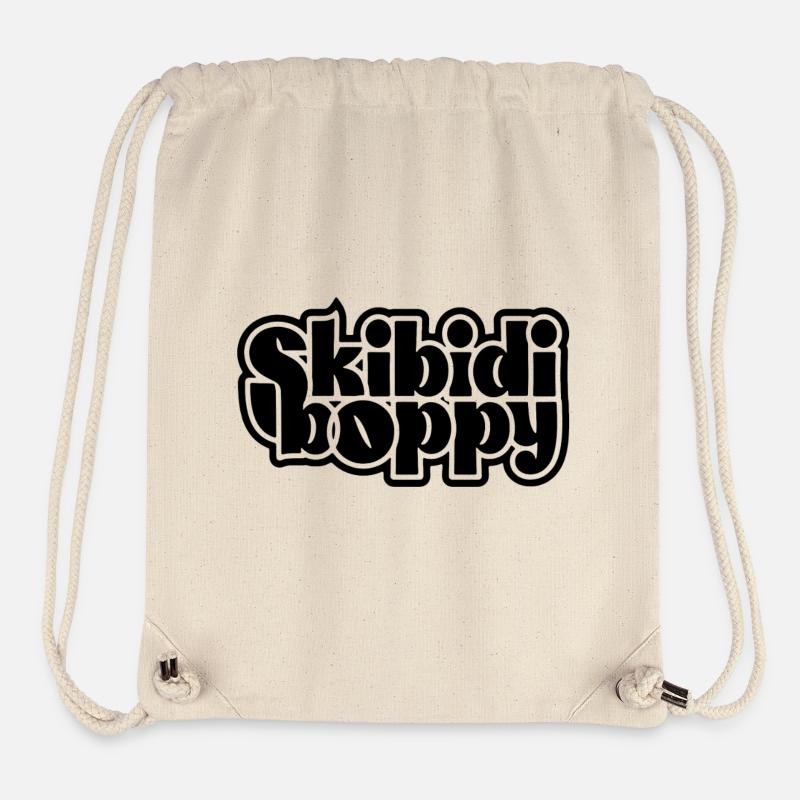 Skibidi Boppy - Stanley/Stella recycelter Gym Bag - Naturweiß
